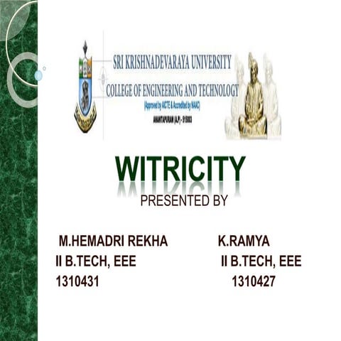 Witricity ppt