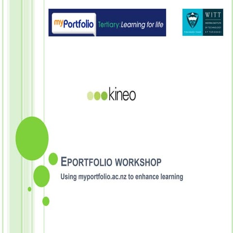 Witt eportfolio workshop