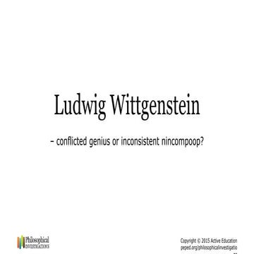Wittgenstein 