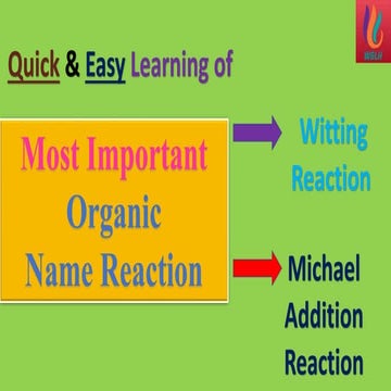 Witting Reaction Mechanism|Michael addition reaction|Mechanism|Organic Name R...