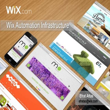 Wix Automation Infrastructure 