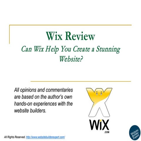 Wix review