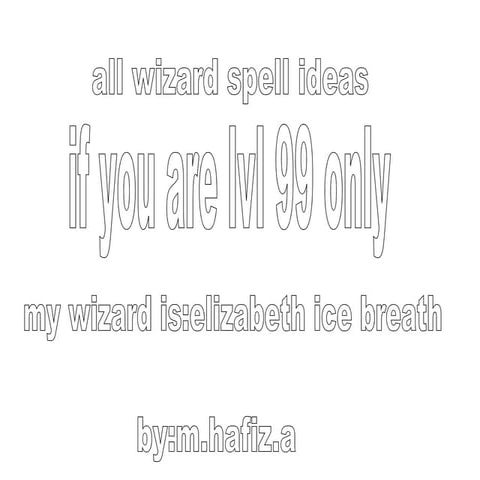 Wizar 101 card ideas