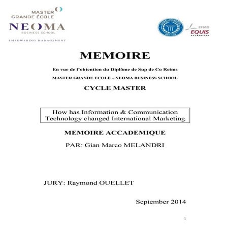 How has Information & Communication Technology changed International Marketing