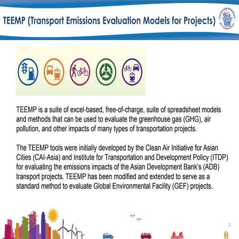 TEEMP (Transport Emissions Evaluation Models for Projects) | PPTX