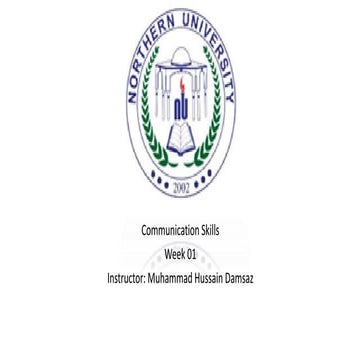 Communications Skills PPt Slides for how to begin