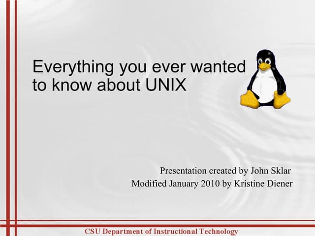 Wk2  UNIX