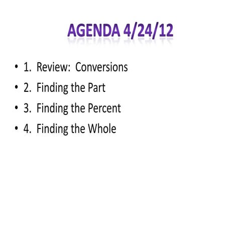 8:00 Tuesday 4/24 GED Math