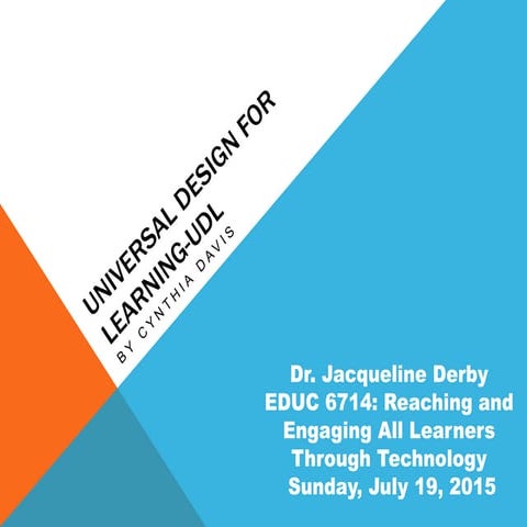 UDL Presentation