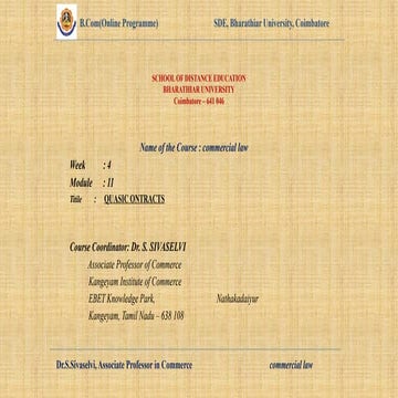 wk 4 mod 11 to 13.pptx INDIRECT TAX AND COMMERCIAL LAW