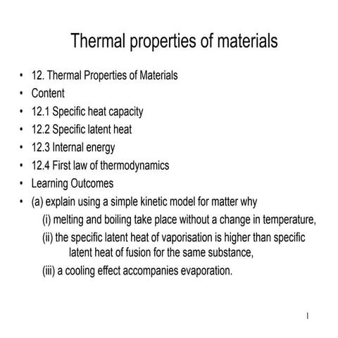 Wk 5 p1 wk 6-p2_12.1-12.2_thermal properties of materials