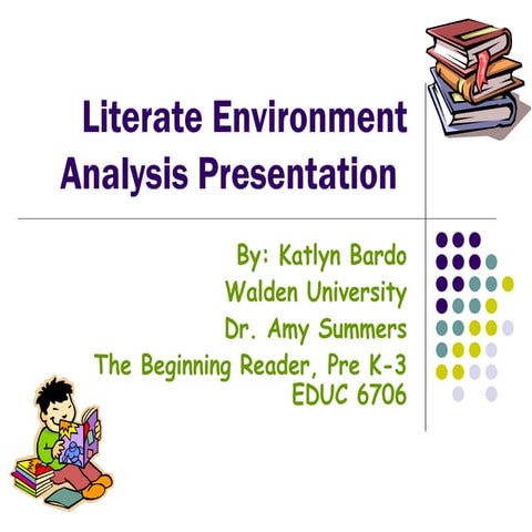 Learning Environment Analysis Presentation