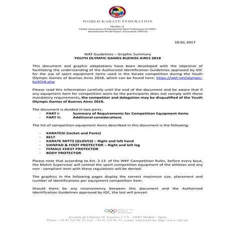 Wkf guidelines graphic_summary | PDF