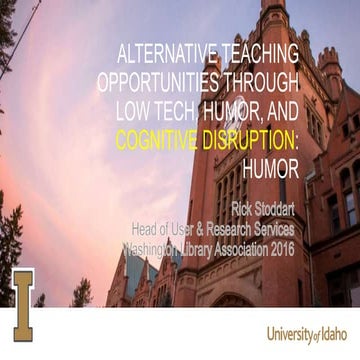 WLA 2016 presentation 