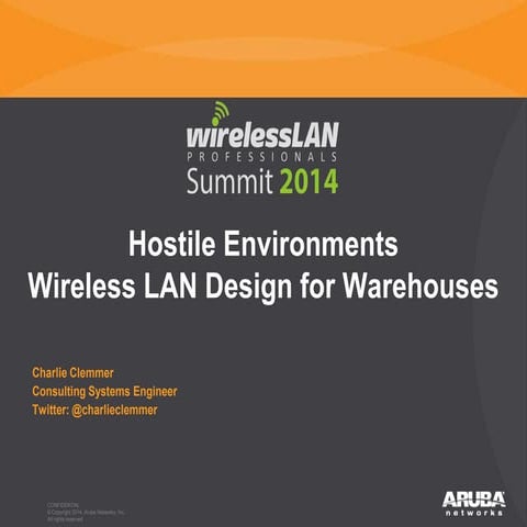 Hostile Environments: Wireless LAN Design for Warehouse WLPC