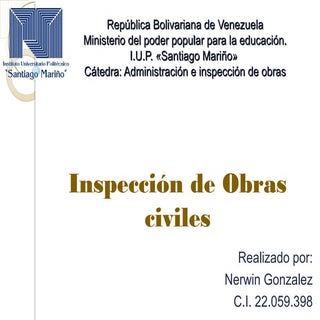 Inspección de obras civiles