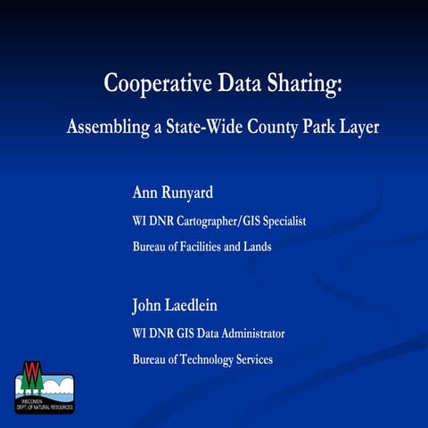 9C – COOPERATIVE DATA SHARING: ASSEMBLING A STATE-WIDE COUNTY PUBLIC LAYER
