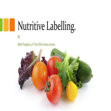 Nutritive Labelling