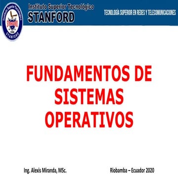 FUNDAMENTOS DE SISTEMAS OPERATIVOS
