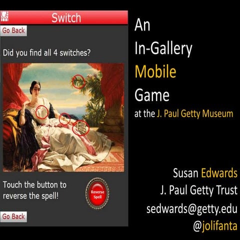 Visitor Experiences with a Mobile In-Gallery Game