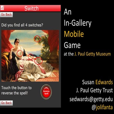 Family Time in Museums: An In-Gallery Mobile Game