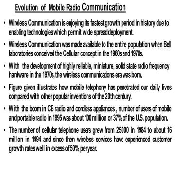 wireless and mobile communications by ugr