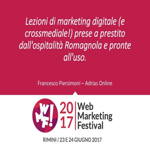 Lezioni di marketing digitale (e crossmediale!) prese a prestito dall'ospital...