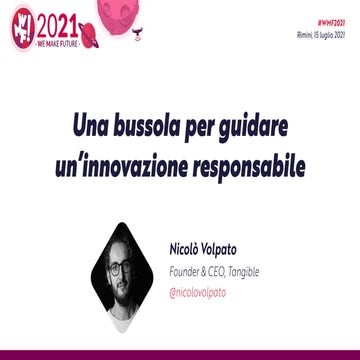 Una bussola per guidare un'innovazione responsabile
