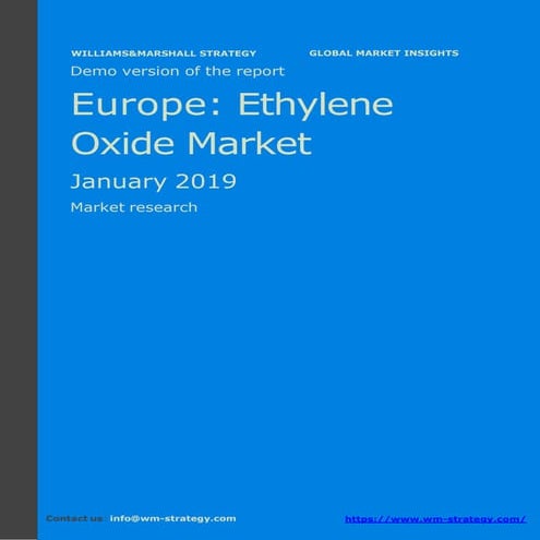 WMStrategy Demo Europe Ethylene Oxide Market January 2019