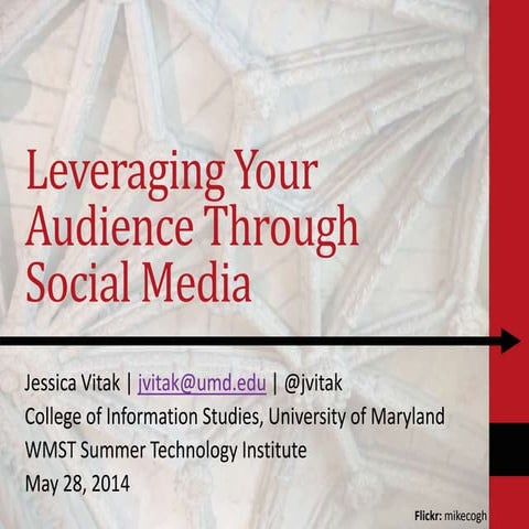 Leveraging Your Audience Through Social Media 