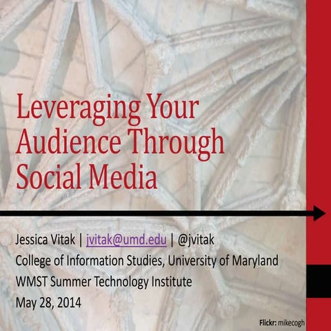 Leveraging Your Audience Through Social Media
