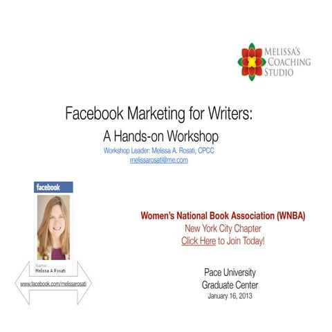 Wnba facebook marketing for writers
