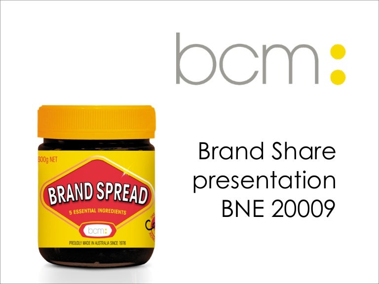 Brand Spread What Next August 2009