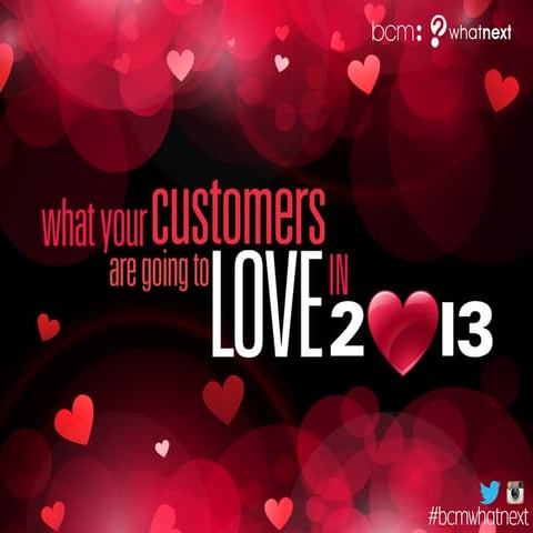 "What Consumers Will Fall in Love With in 2013" - BCM's What Next Presentatio...