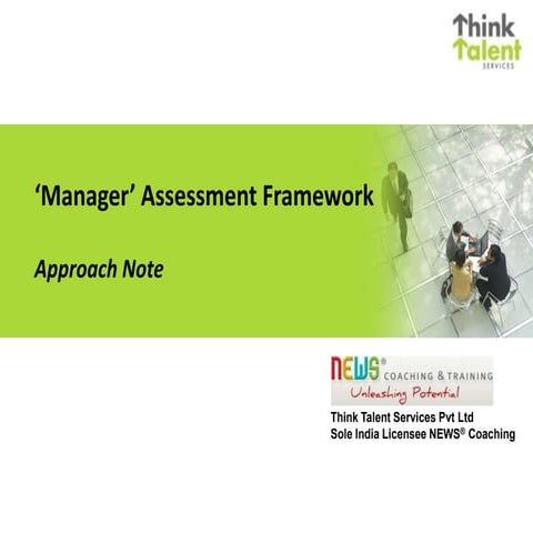 Manager assessment Framework
