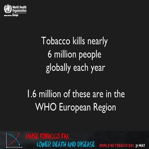 World No Tobacco Day: Raise tobacco tax, lower death and disease