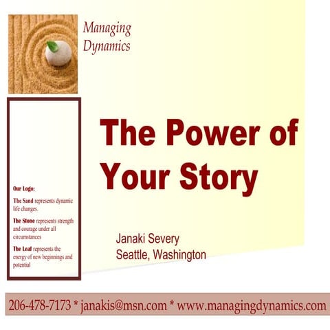 The Power of Your Story | PPT