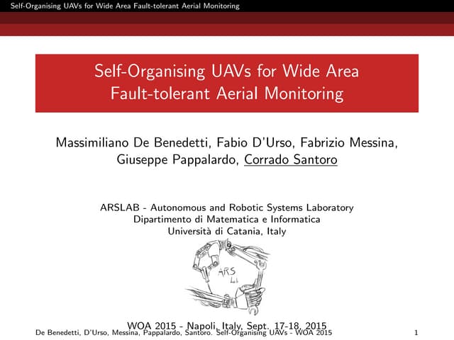Presentation @ WOA 2015 