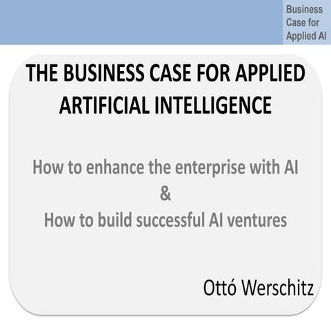 The Business Case for Applied Artificial Intelligence