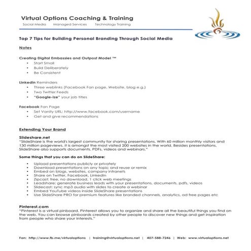 Woamtec   Top 7 Tips for Building Personal Brand Through Social Media