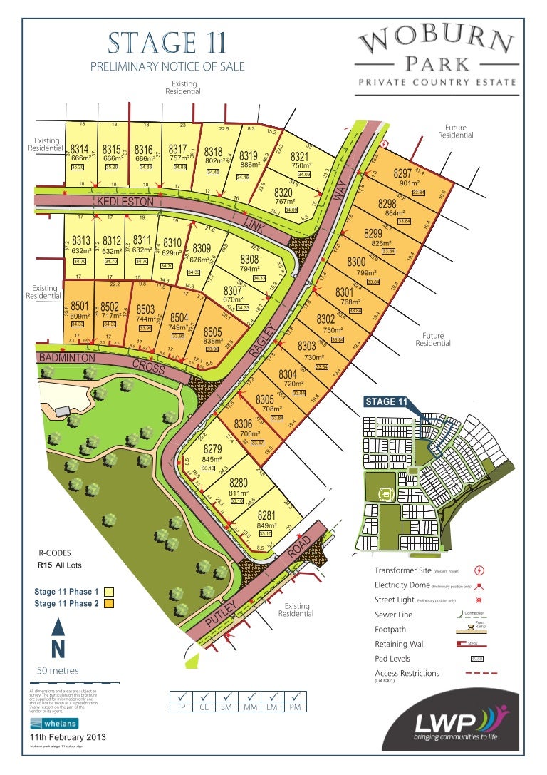 Woburn Park Stage 11 plans