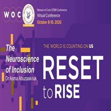 WOC2020 The Many Faces of Bias: Types of Bias that Create Reality and Alter O...