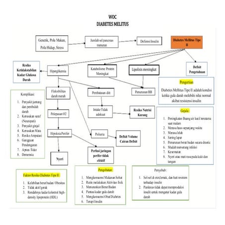 WOC ATAU PATHWAY PADA KASUS DIABETES MELITUS | PDF