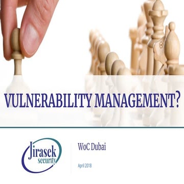 Vulnerability management - beyond scanning