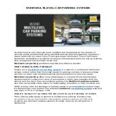 Wohr multilevel car parking systems