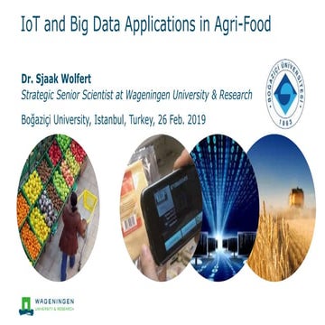 IoT and Big Data in Agri-Food Business