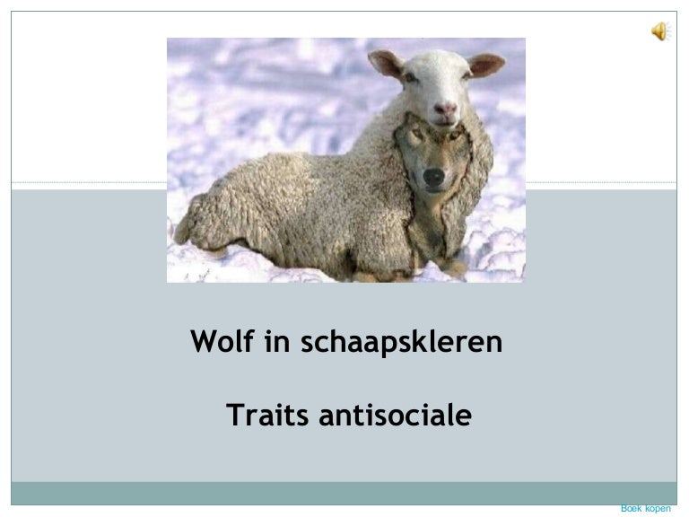 Wolf in schaapskleren