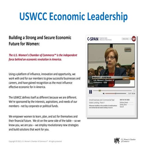 USWCC | Regional Leadership Introduction