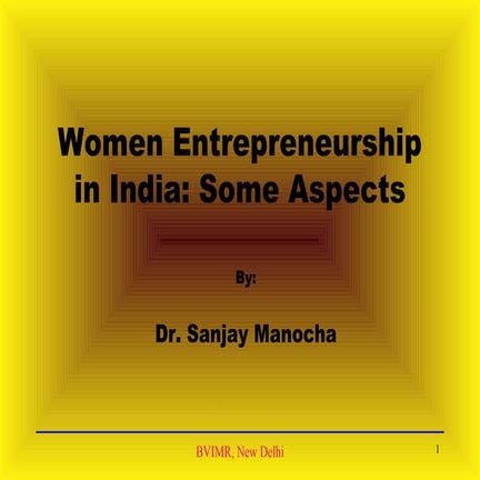 Woman entrepreneurship in india