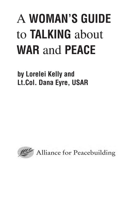 A Woman's Guide to Talking About Wa...